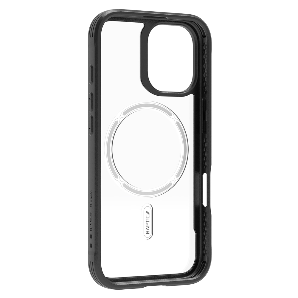 Apple iPhone 17 Kılıf M-safe Şarj Özellikli Airbagli Raptic Shield Serisi Şeffaf Arka Yüzey Kapak - 4