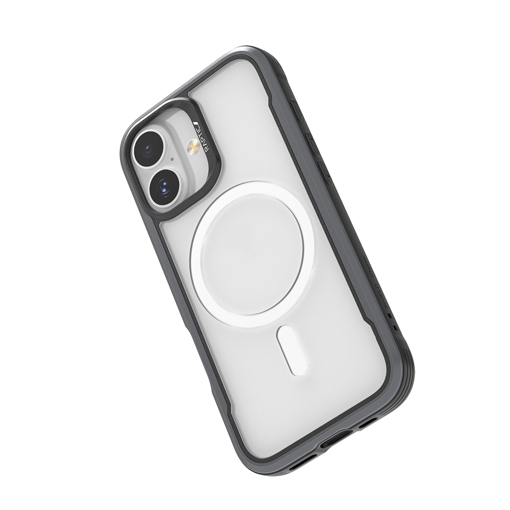 Apple iPhone 17 Kılıf M-safe Şarj Özellikli Airbagli Raptic Shield Serisi Şeffaf Arka Yüzey Kapak - 6