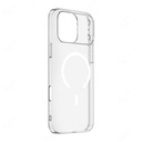 Apple iPhone 17 Pro Max Kılıf Zore M-safe Şarj Özellikli Şeffaf Kamera Çerçeveli Porto Kapak - 1