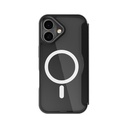 Apple iPhone 17 Kılıf M-Safe Şarj Özellikli Raptic Air Folio Şeffaf Kartlıklı Kapaklı Kılıf - 5