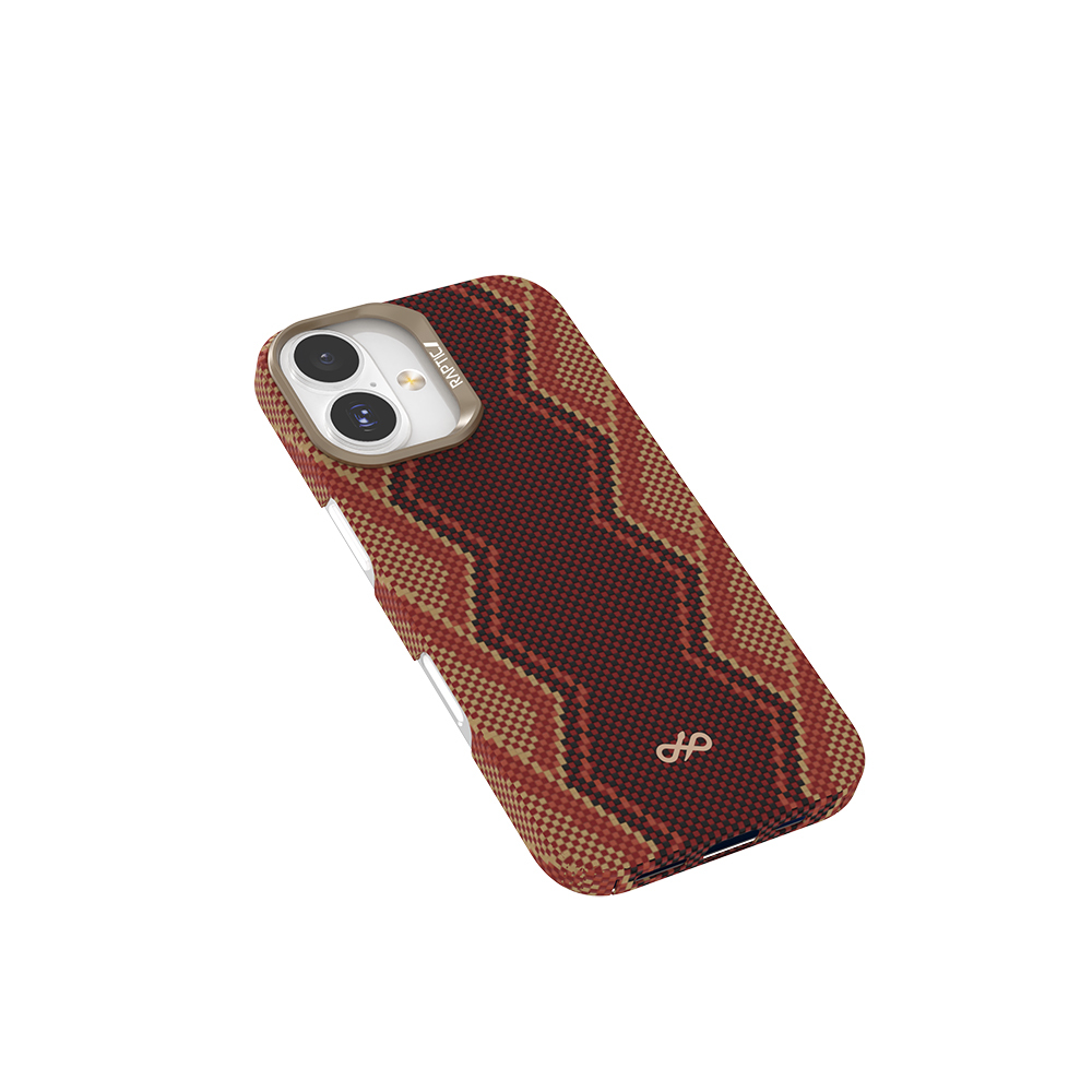 Apple iPhone 17 Kılıf M-safe Şarj Özellikli Raptic Aramid Skin Bionic Serisi Kapak - 1