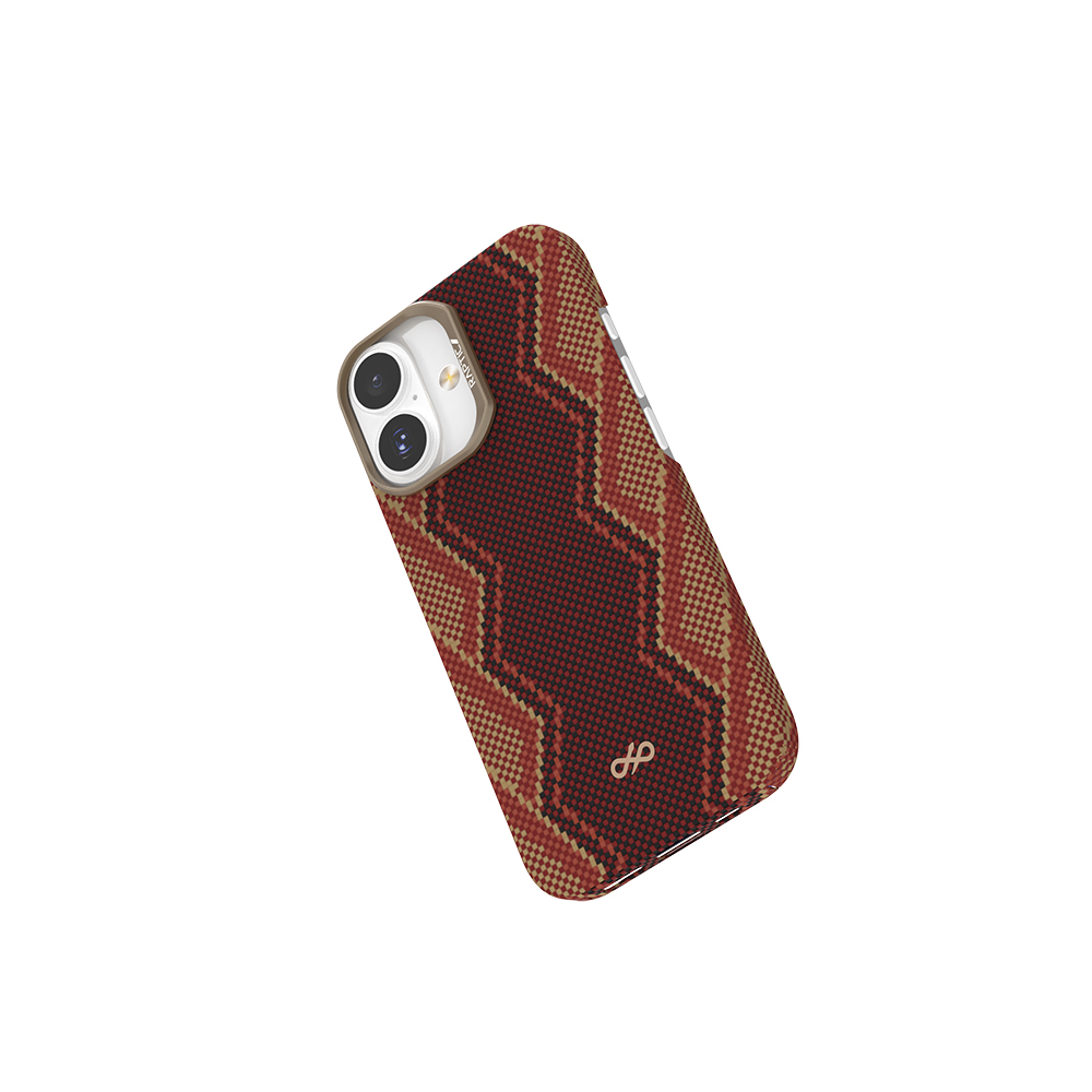 Apple iPhone 17 Kılıf M-safe Şarj Özellikli Raptic Aramid Skin Bionic Serisi Kapak - 4