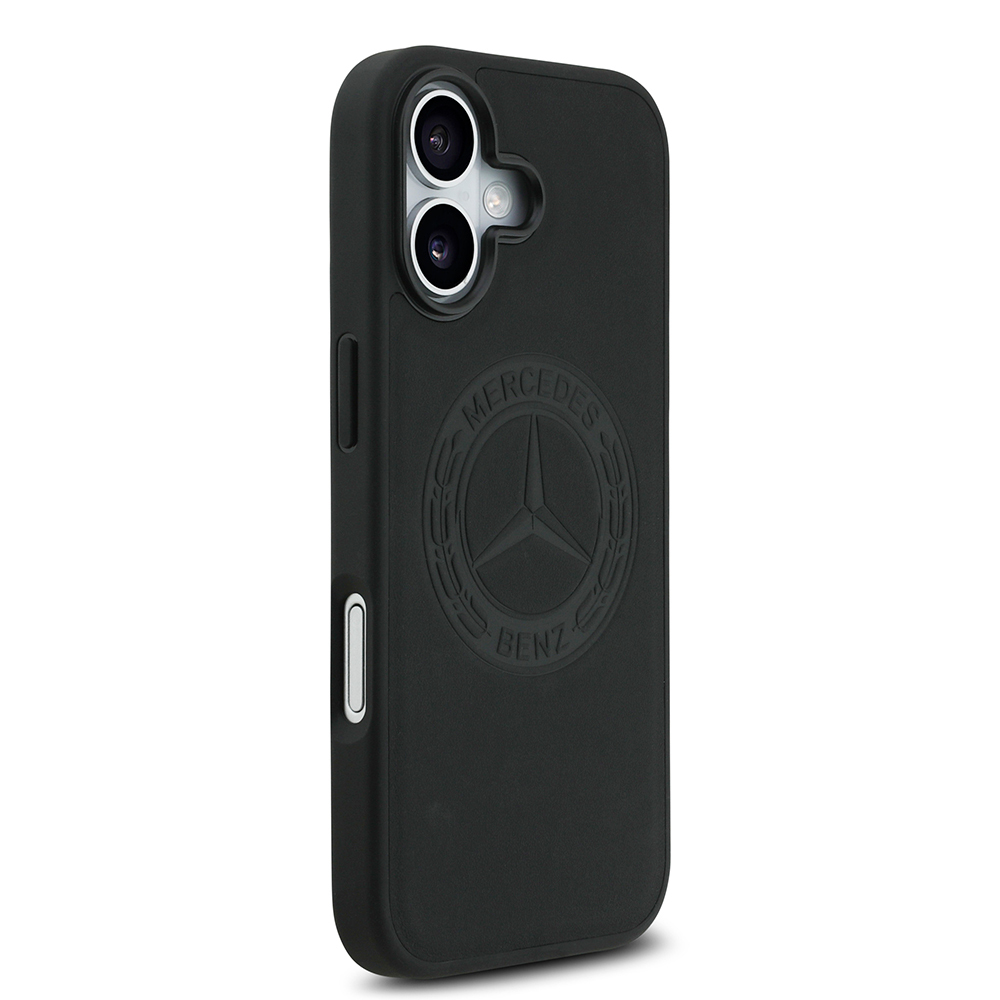 Apple iPhone 17 Kılıf Mercedes Benz Orjinal Lisanslı M-safe Şarj Özellikli Hakiki Deri Nostaljik Yıldız Dizayn Kapak - 3