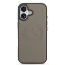 Apple iPhone 17 Uyumlu Kılıf Mercedes Benz Orjinal Lisanslı M-safe Şarj Özellikli Hakiki Deri Nostaljik Yıldız Dizayn Kapak - 9