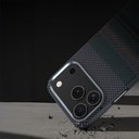 Apple iPhone 17 Pro Max Kılıf M-safe Şarj Özellikli Karbon Fiber Tasarımlı Benks Aurora ArmorPro Kevlar Kapak - 7