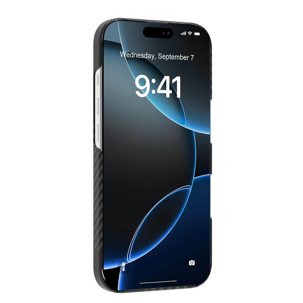 Apple iPhone 17 Kılıf M-safe Şarj Özellikli 600D Metal Kamera Çerçeveli Raptic Aramid Fiber Geotik Serisi Kapak - 7