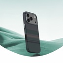 Apple iPhone 17 Pro Kılıf M-safe Şarj Özellikli Karbon Fiber Tasarımlı Benks Aurora ArmorPro Kevlar Kapak - 8