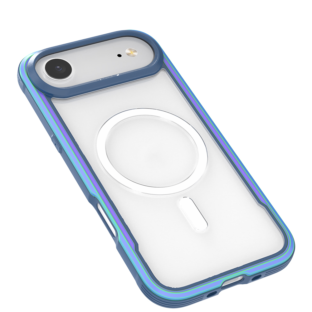 Apple iPhone 17 Air Kılıf M-safe Şarj Özellikli Airbagli Raptic Shield Serisi Şeffaf Arka Yüzey Kapak - 2