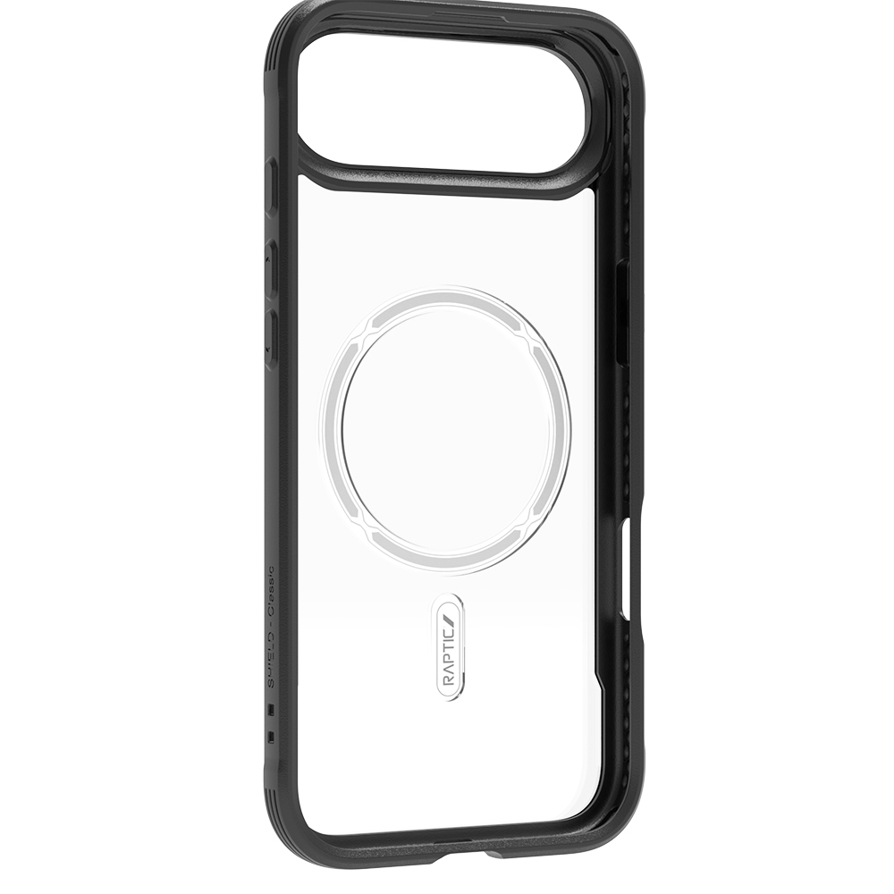 Apple iPhone 17 Air Kılıf M-safe Şarj Özellikli Airbagli Raptic Shield Serisi Şeffaf Arka Yüzey Kapak - 3