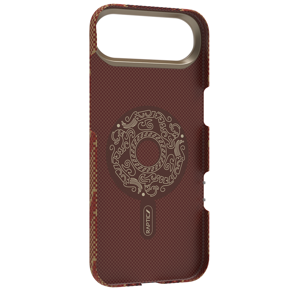 Apple iPhone 17 Air Kılıf M-safe Şarj Özellikli Raptic Aramid Skin Bionic Serisi Kapak - 2