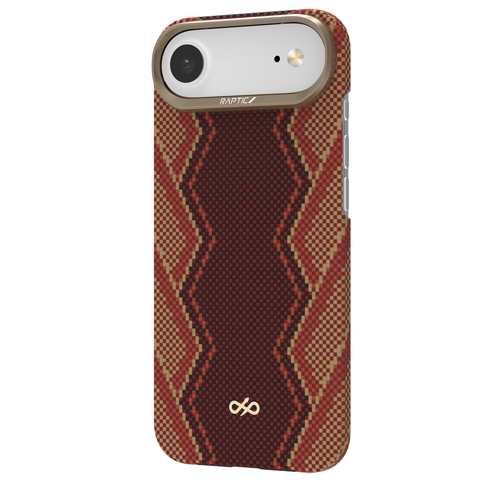 Apple iPhone 17 Air Kılıf M-safe Şarj Özellikli Raptic Aramid Skin Bionic Serisi Kapak - 3