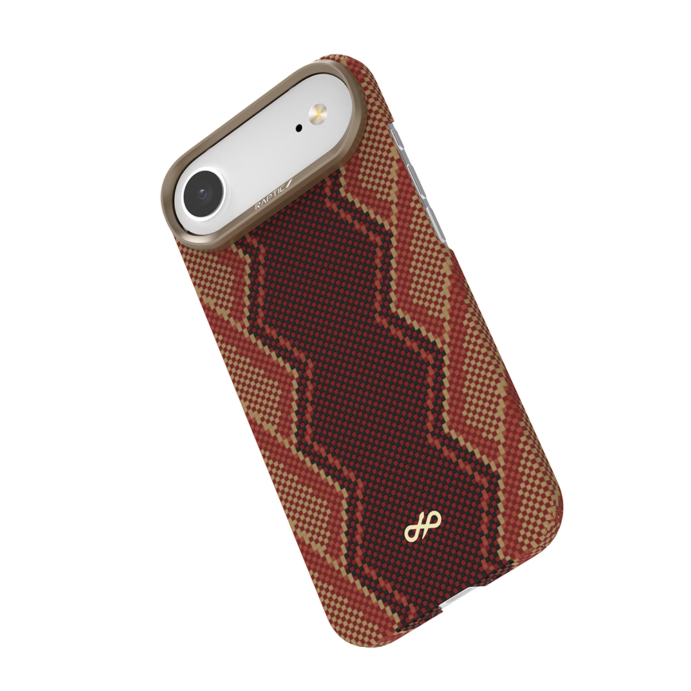 Apple iPhone 17 Air Kılıf M-safe Şarj Özellikli Raptic Aramid Skin Bionic Serisi Kapak - 4