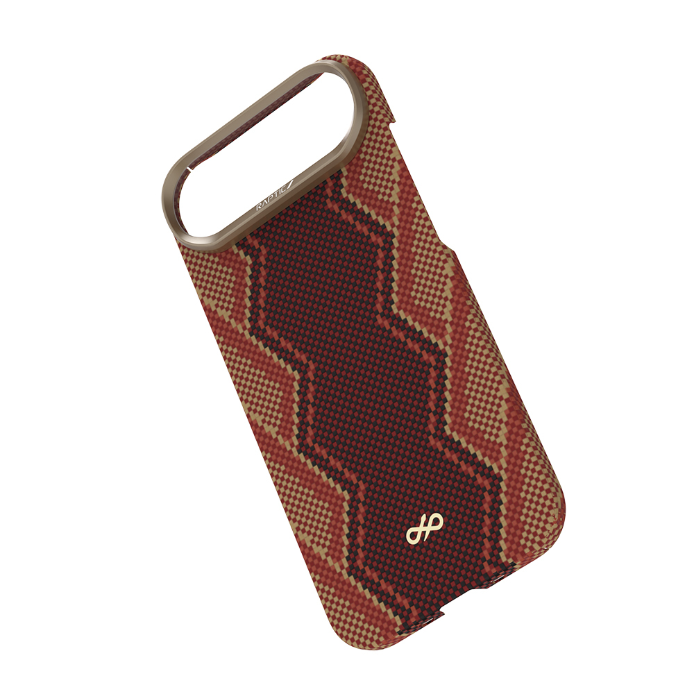 Apple iPhone 17 Air Kılıf M-safe Şarj Özellikli Raptic Aramid Skin Bionic Serisi Kapak - 5