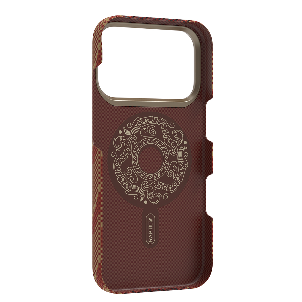 Apple iPhone 17 Pro Max Kılıf M-safe Şarj Özellikli Raptic Aramid Skin Bionic Serisi Kapak - 2