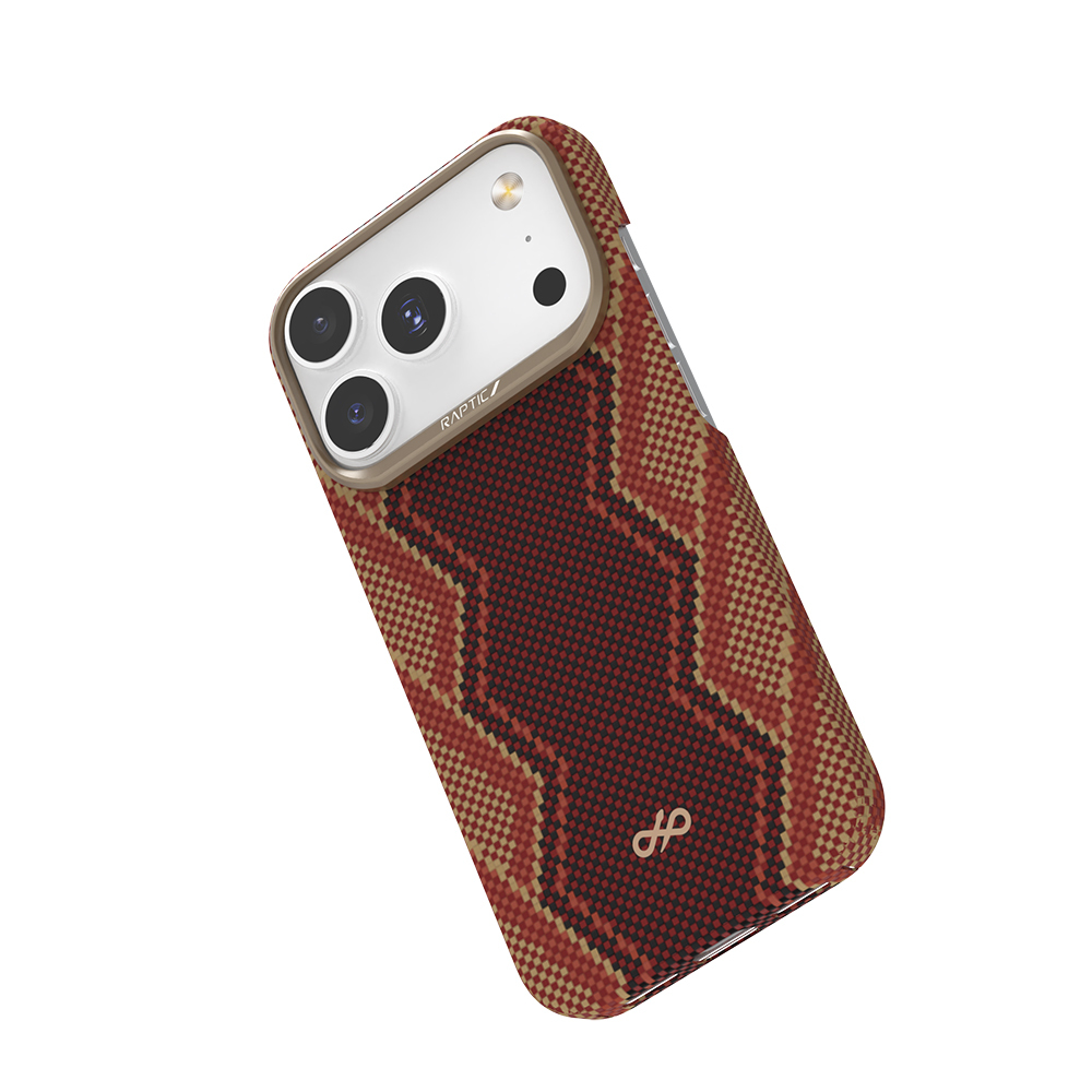 Apple iPhone 17 Pro Max Kılıf M-safe Şarj Özellikli Raptic Aramid Skin Bionic Serisi Kapak - 4