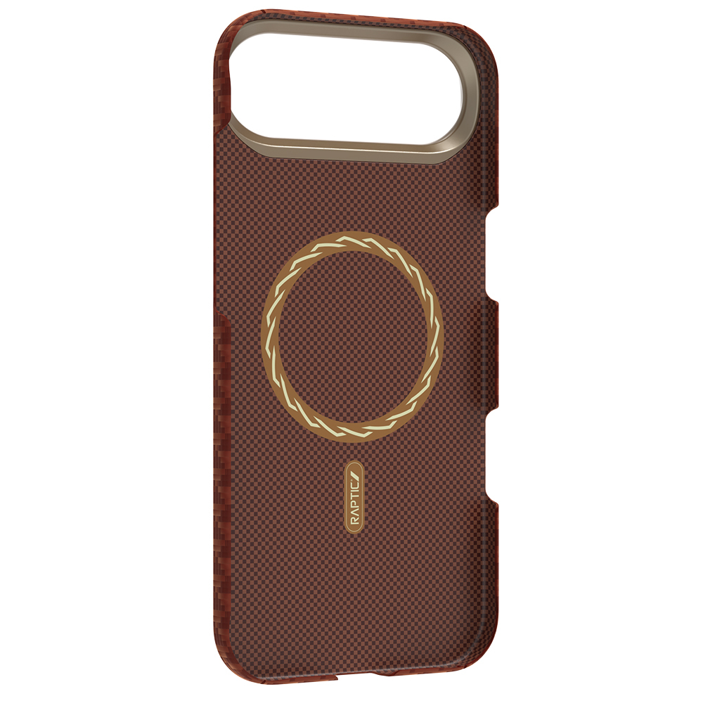 Apple iPhone 17 Air Kılıf M-safe Şarj Özellikli Raptic Aramid Skin Origin Serisi Kapak - 10