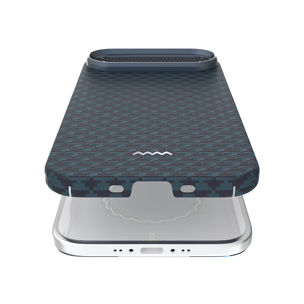 Apple iPhone 17 Air Kılıf M-safe Şarj Özellikli Raptic Aramid Skin Origin Serisi Kapak - 16