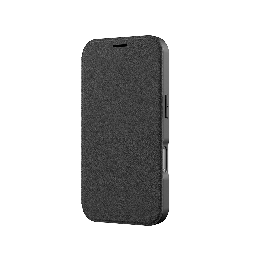 Apple iPhone 17 Pro Kılıf M-Safe Şarj Özellikli Raptic Air Folio Şeffaf Kartlıklı Kapaklı Kılıf - 2