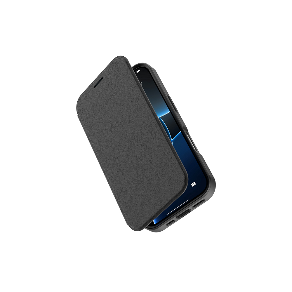 Apple iPhone 17 Pro Kılıf M-Safe Şarj Özellikli Raptic Air Folio Şeffaf Kartlıklı Kapaklı Kılıf - 6