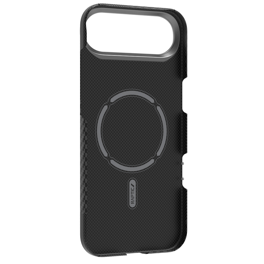 Apple iPhone 17 Air Kılıf M-safe Şarj Özellikli 600D Metal Kamera Çerçeveli Raptic Aramid Fiber Geotik Serisi Kapak - 2