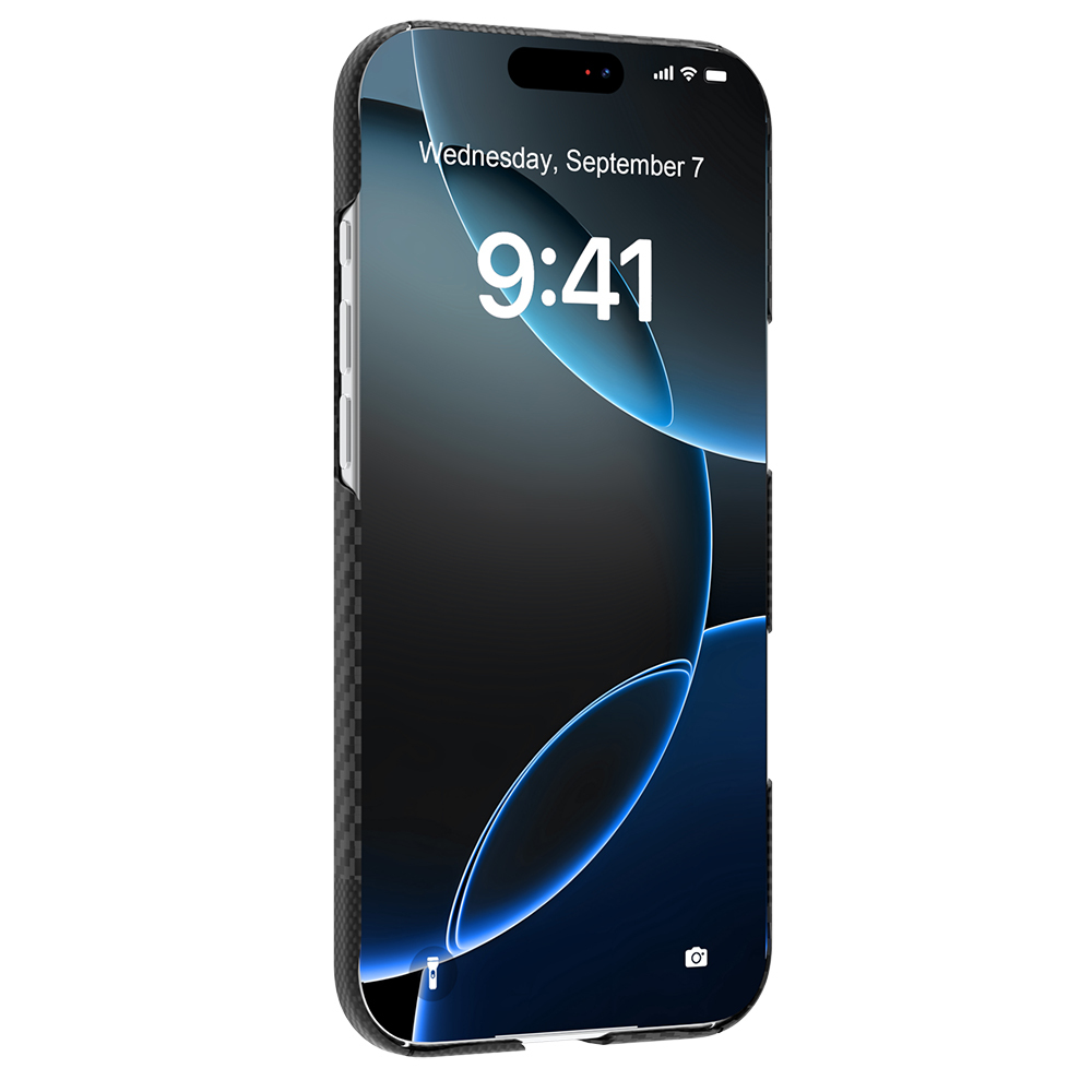 Apple iPhone 17 Air Kılıf M-safe Şarj Özellikli 600D Metal Kamera Çerçeveli Raptic Aramid Fiber Geotik Serisi Kapak - 7