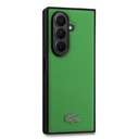 Galaxy Z Fold 7 Kılıf Lacoste Orjinal Lisanslı M-safe Şarj Özellikli Pike Desenli Arka Yüzey İkonik Timsah Metal Logolu Kapak - 4