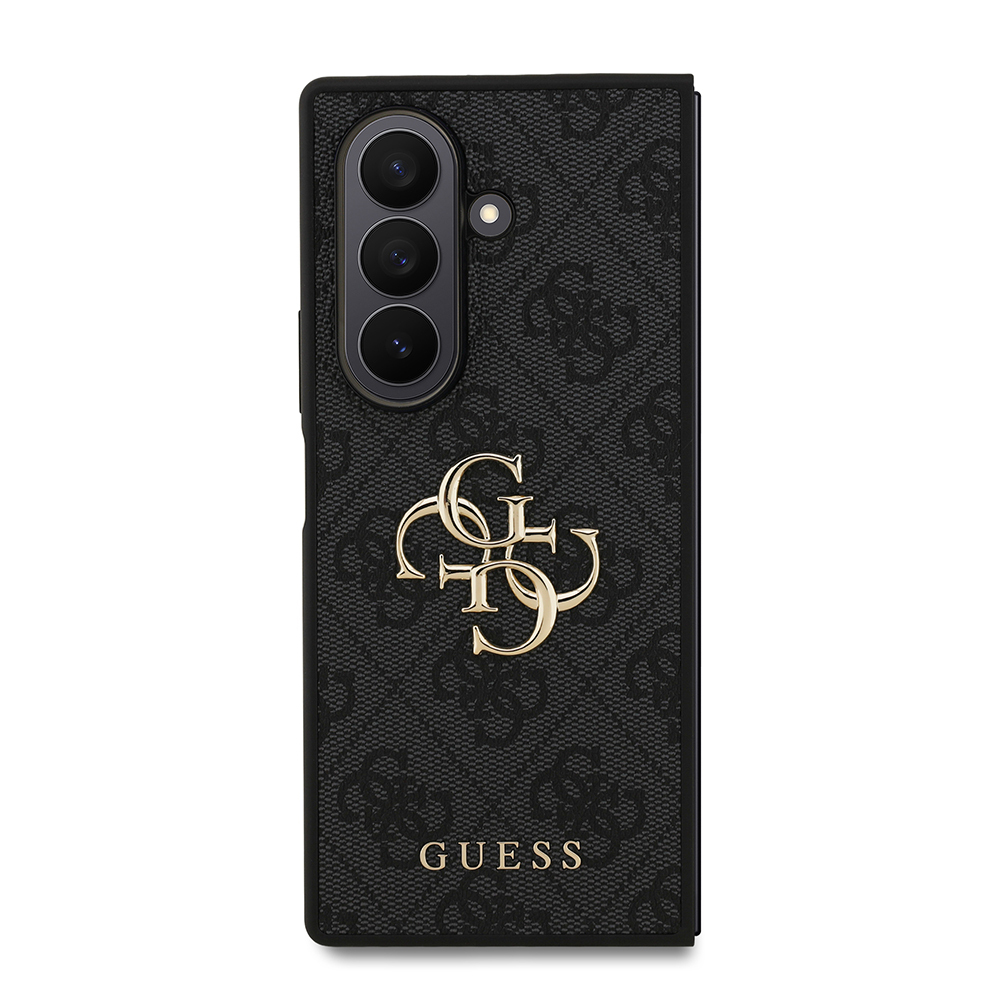 Galaxy Z Fold 7 Kılıf Guess Orjinal Lisanslı PU Deri Büyük Metal Logo Dizaynlı Kapak - 8