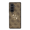 Galaxy Z Fold 7 Kılıf Guess Orjinal Lisanslı PU Deri Büyük Metal Logo Dizaynlı Kapak - 15