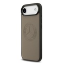 Apple iPhone 17 Air Uyumlu Kılıf Mercedes Benz Orjinal Lisanslı M-safe Şarj Özellikli Hakiki Deri Nostaljik Yıldız Dizayn Kapak - 8