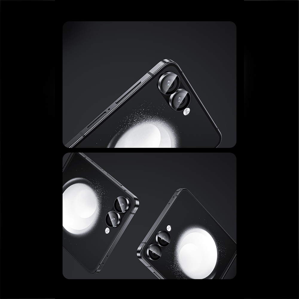 Samsung Galaxy Z Flip Uyumlu 7 Benks AR Glass Warrior Premium Cam Kamera Lens Koruyucu - 9