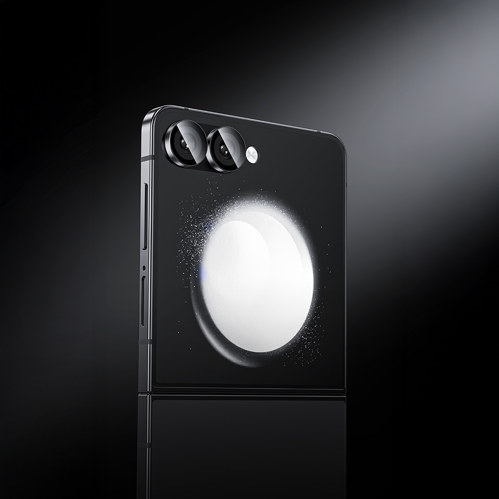 Samsung Galaxy Z Flip Uyumlu 7 Benks AR Glass Warrior Premium Cam Kamera Lens Koruyucu - 10