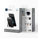 Wiwu MW-006 Tasarımlı 6 Hazneli PU Magnetik Standlı Kartlık - 2