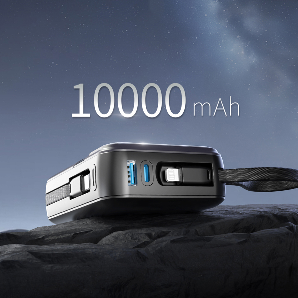 Wiwu Wi-P052 Galaxy Serisi Type-C Lightning Çıkışlı Taşınabilir Powerbank PD 35W 10000mAh - 10