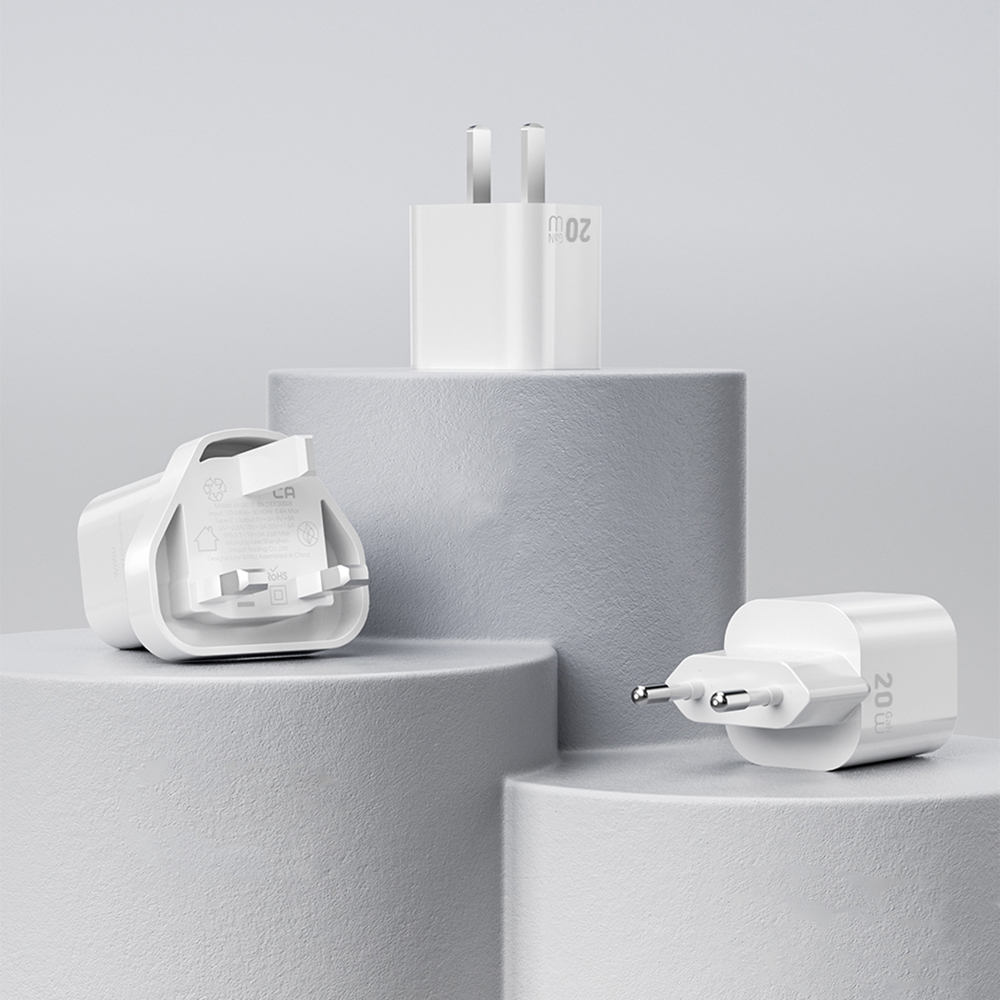 Wiwu Wi-G014 Cube Serisi GaN Tech PD Hızlı Şarj Özellikli Mini Şarj Başlığı 20W - 5