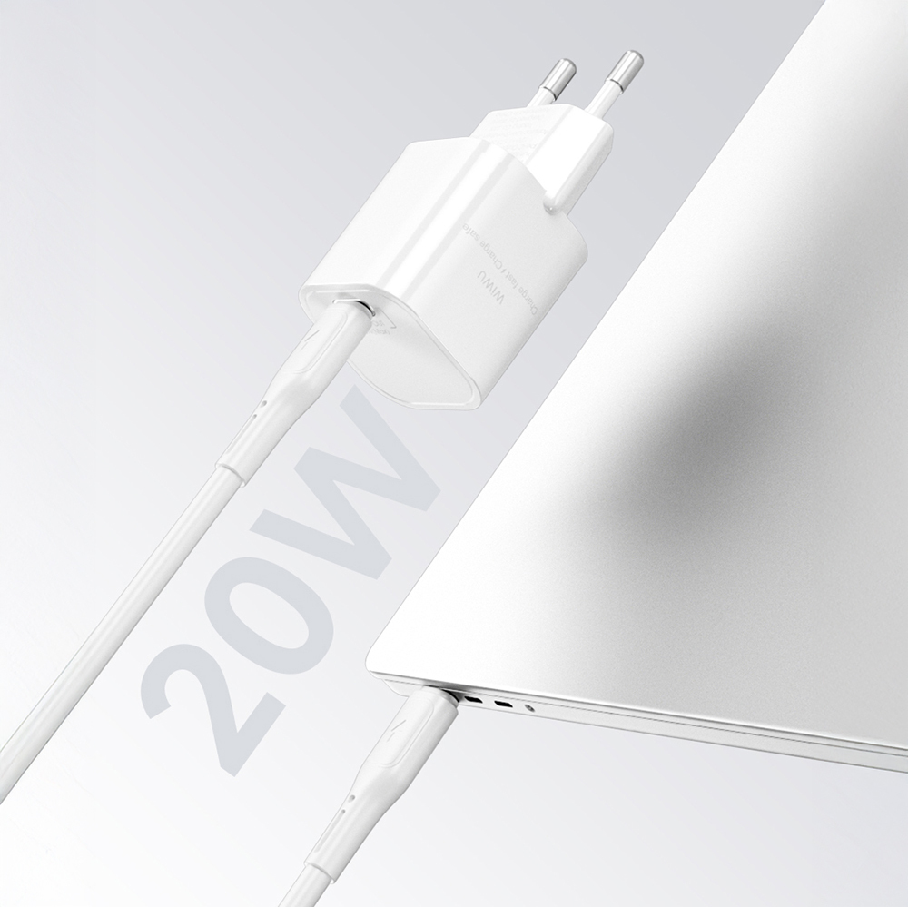 Wiwu Wi-G014 Cube Serisi GaN Tech PD Hızlı Şarj Özellikli Mini Şarj Başlığı 20W - 6