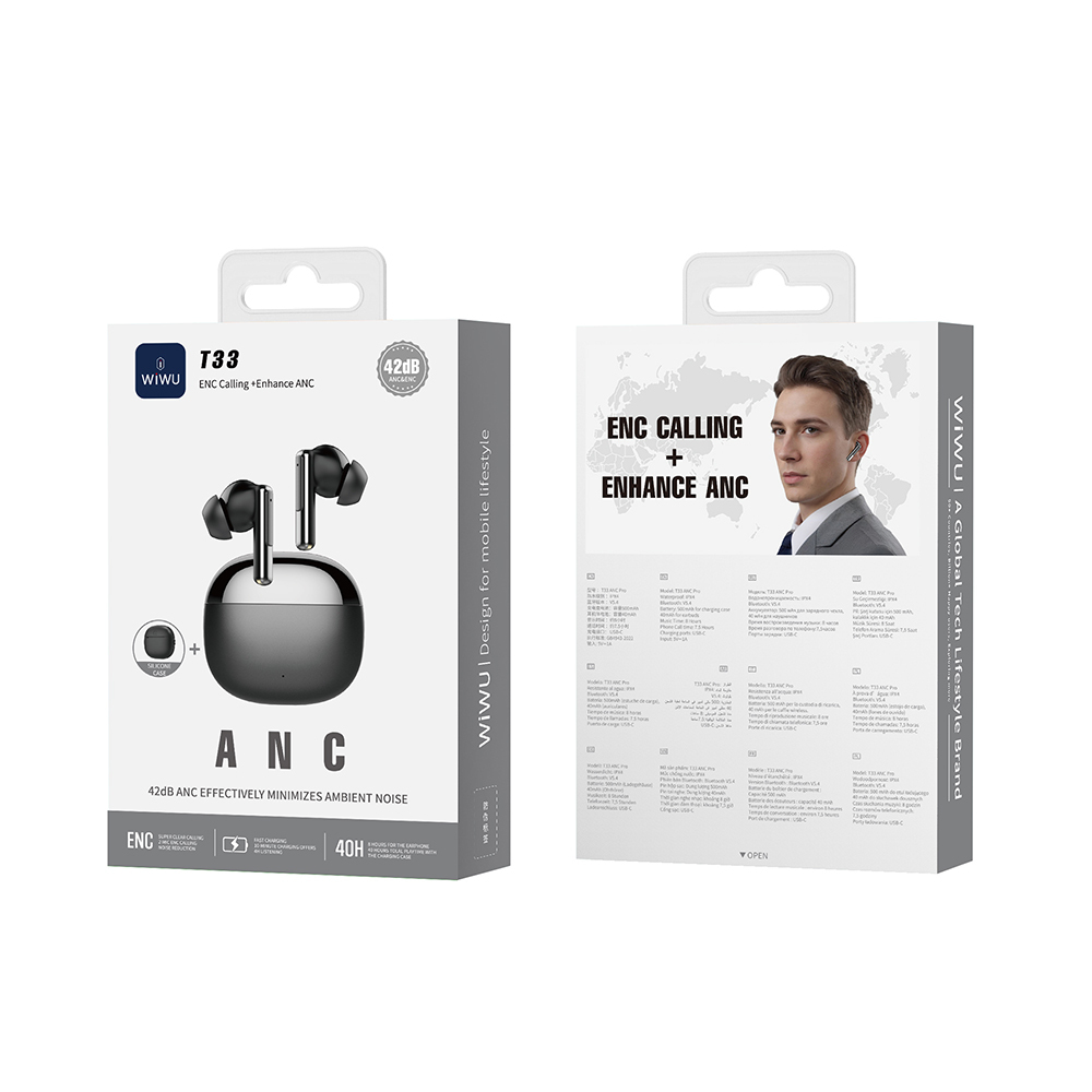 Wiwu T33 Pro ANC/ENC Teknolojili Kulak İçi Bluetooth Kulaklık v5.4 - 10