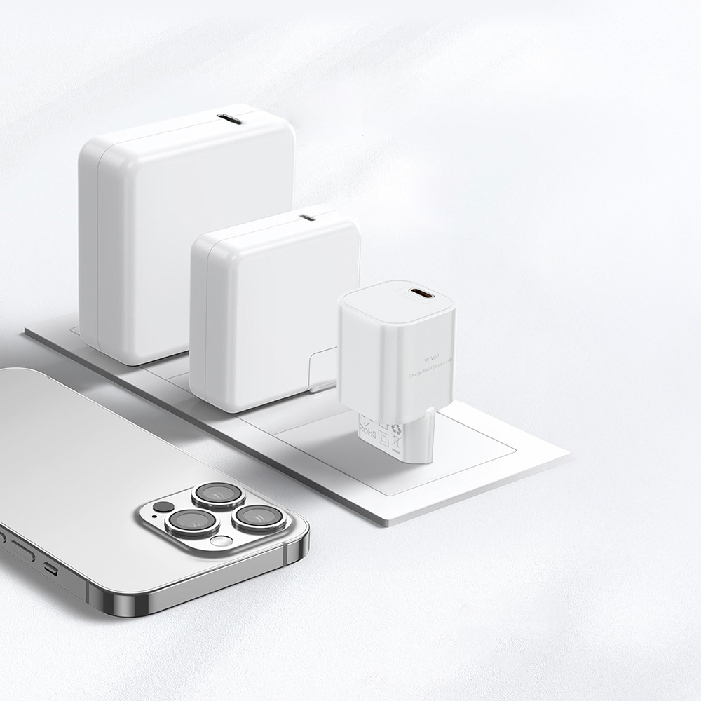 Wiwu Wi-G015 Cube Serisi GaN Tech PD Hızlı Şarj Özellikli Mini Şarj Başlığı 33W - 3