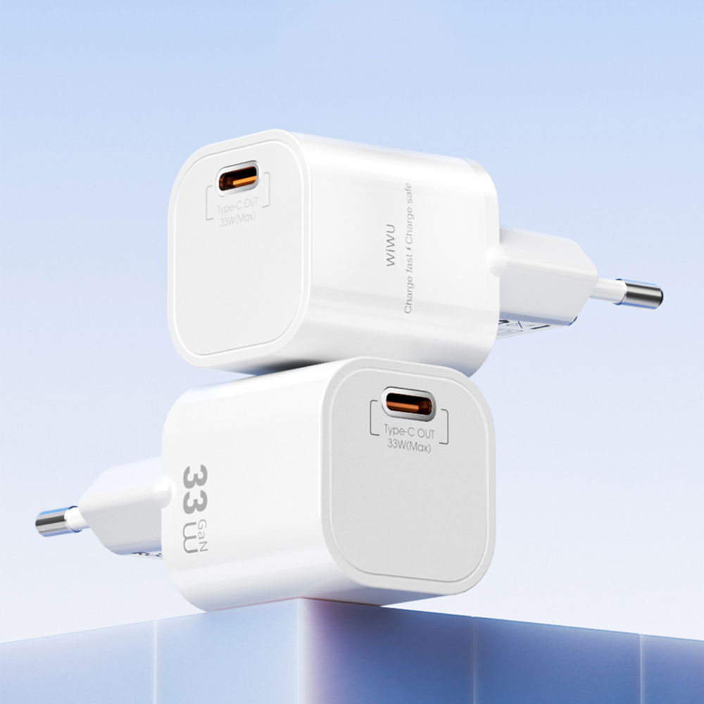 Wiwu Wi-G015 Cube Serisi GaN Tech PD Hızlı Şarj Özellikli Mini Şarj Başlığı 33W - 7