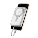 Wiwu Wi-P056 Taşınabilir Wireless Şarj ve PD Hızlı Şarj Özellikli Powerbank 15W 10000mAh - 5