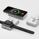 Wiwu Wi-P056 Taşınabilir Wireless Şarj ve PD Hızlı Şarj Özellikli Powerbank 15W 10000mAh - 13