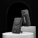 Lenyes PW1003D 22.5W Dijital LED Ekranlı Akıllı Saat Kablosuz Şarj Özellikli Standlı Wireless Powerbank 15W 10000mAh - 2