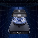 Lenyes PW1003D 22.5W Dijital LED Ekranlı Akıllı Saat Kablosuz Şarj Özellikli Standlı Wireless Powerbank 15W 10000mAh - 4