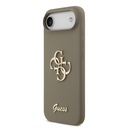 Apple iPhone 17 Air Kılıf Guess Orjinal Lisanslı Grained Yazı Logolu Kapak - 1