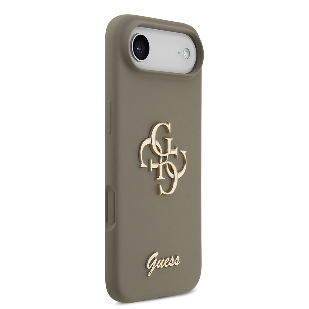Apple iPhone 17 Air Kılıf Guess Orjinal Lisanslı Grained Yazı Logolu Kapak - 3