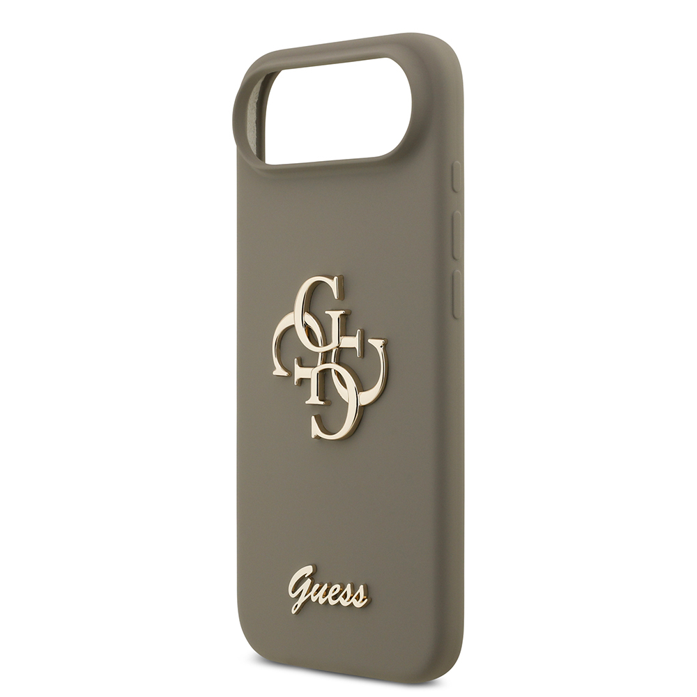 Apple iPhone 17 Air Kılıf Guess Orjinal Lisanslı Grained Yazı Logolu Kapak - 5