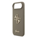 Apple iPhone 17 Air Kılıf Guess Orjinal Lisanslı Grained Yazı Logolu Kapak - 5