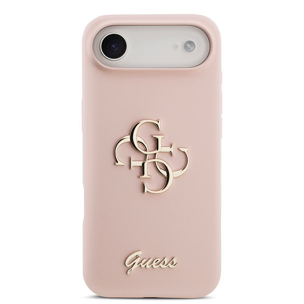 Apple iPhone 17 Air Kılıf Guess Orjinal Lisanslı Grained Yazı Logolu Kapak - 9