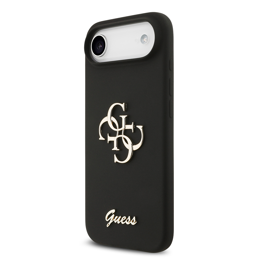 Apple iPhone 17 Air Uyumlu Kılıf Guess Orjinal Lisanslı Grained Yazı Logolu Kapak - 15