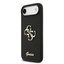 Apple iPhone 17 Air Uyumlu Kılıf Guess Orjinal Lisanslı Grained Yazı Logolu Kapak - 15