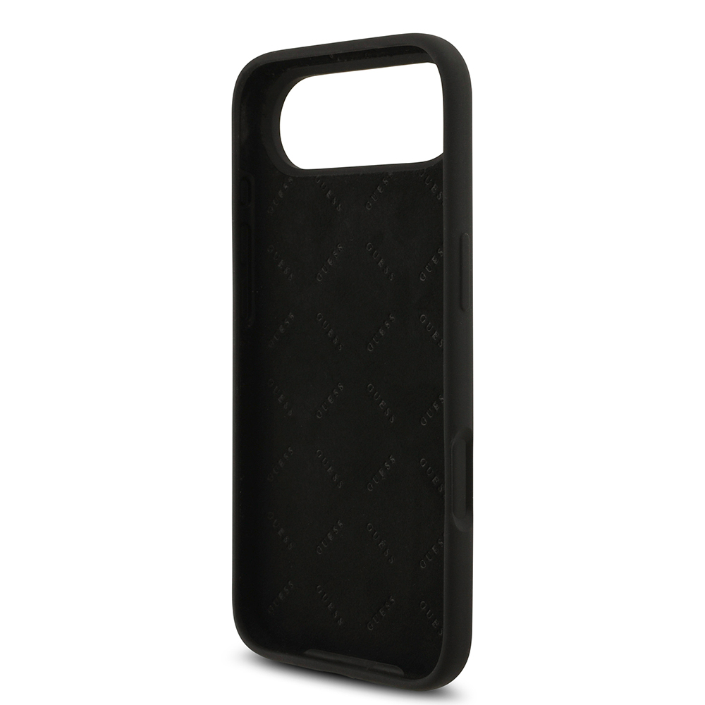 Apple iPhone 17 Air Uyumlu Kılıf Guess Orjinal Lisanslı Grained Yazı Logolu Kapak - 20